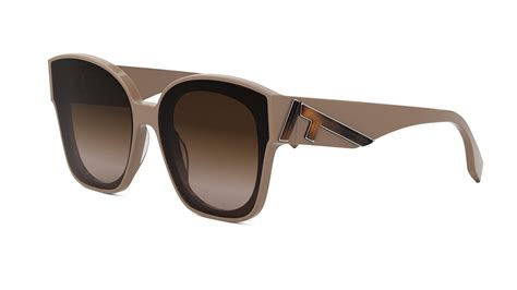 fendi sonnenbrille damen braun|Fendi First Crystal .